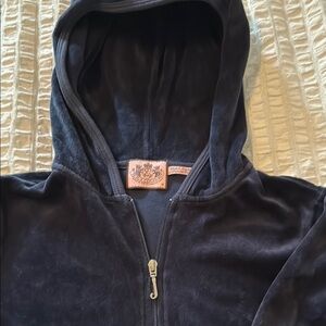 Juicy Couture Dark Velour Hoodie